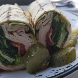 Turkey blt wrap