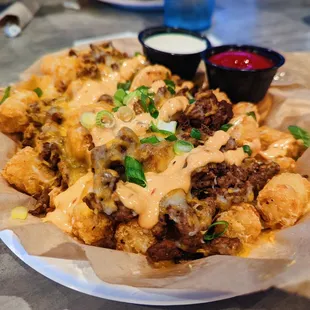 Carne asada tots