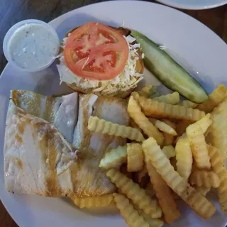 Grilled Fish Sandwich