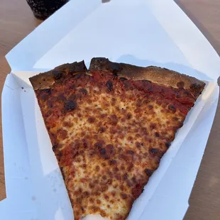 a slice of pizza