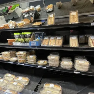 a variety of breads and pastries