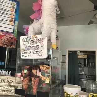 Homemade waffles cones