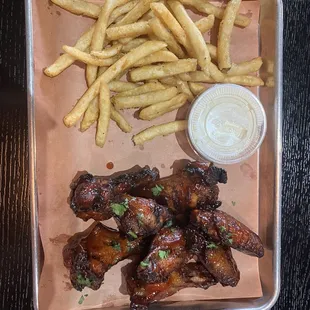 Peach tea wings