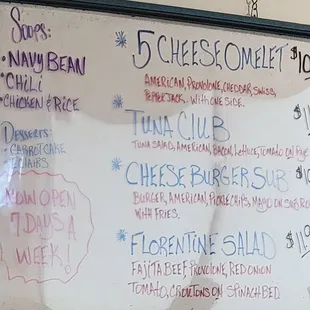Specials Board