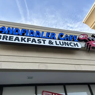 Outside sign