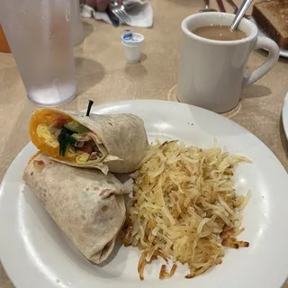 Veggie Burrito Sandwich