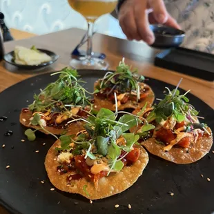 Tuna Tostadas- so delicious