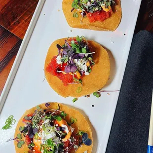 Spicy Tuna Tostadas