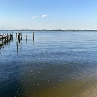 View from the porch opening day for dining in after COVID-19!