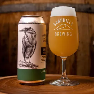 Sandhills Brewing - Green Heron, Hazy Double IPA