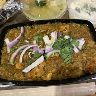 Curry chicken with rice