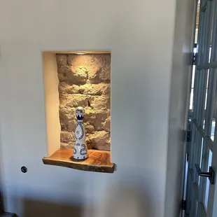 Part of the original building displayed