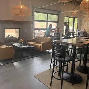 A variety of seating options