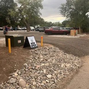 Now open! Parking in lot not the front