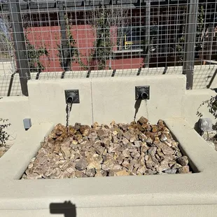 Water feature outside area