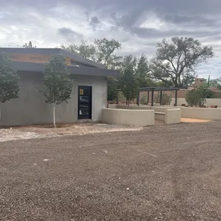 Outdoor view from parking lot