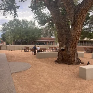 Great outdoor seating