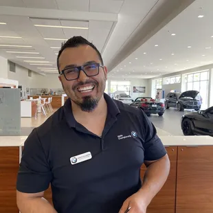 Joseph is my service manager, who takes such good care of my car's needs.