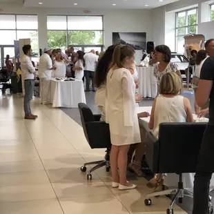 Dinner en Blanc Preview Party at BMW Albuquerque