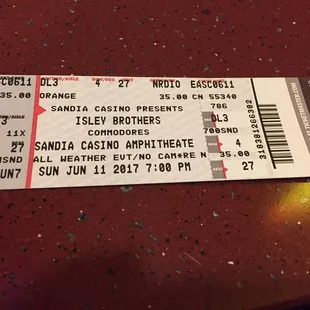 Thank you Sandia for the free tickets!! It's going to be a great show!