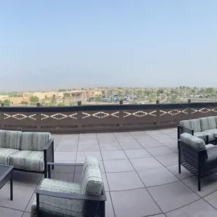 the view from the roof