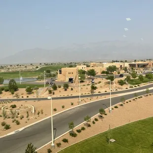 View from inside the bar of the beautiful golf course