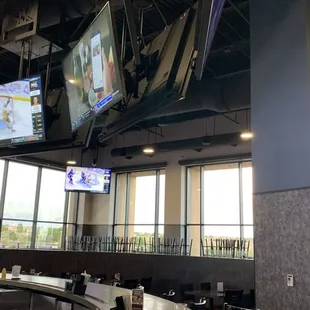 Side out to the golf course and deck