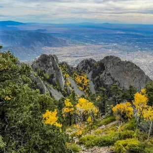 Sandia Peak top of the tram view of Albuquerque?