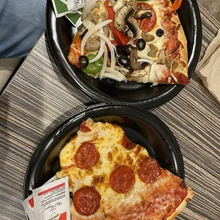 Combination slice Pepperoni slice