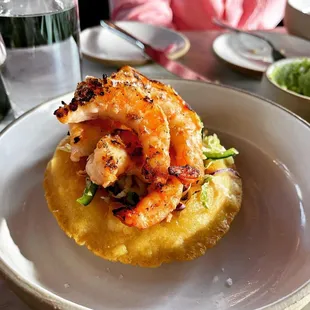 Shrimp Tostada