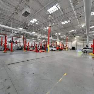 The service department is one of the largest in the state!