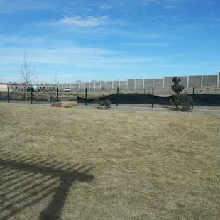 Yes, that's the freeway. Good noise buffer, actually.