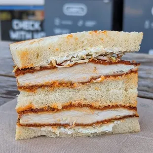Spicy Truffle Chicken Katsu Sando | Instagram: @telephonesmoothie