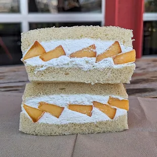 Peaches & Cream Sando