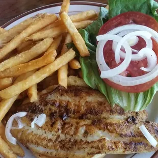 Red Fish Sandwich