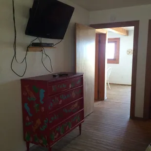 First bedroom TV
