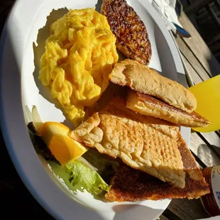 Cuban toast breakfast