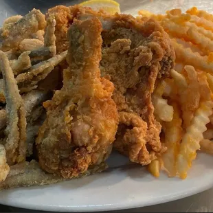 fried fish and fries