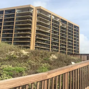 The sandpiper is just steps from your front door to the water