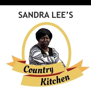 the logo for sandra lee's country kitchen