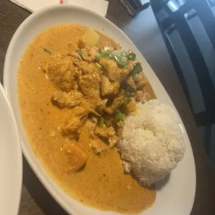Curry Chicken Dinner