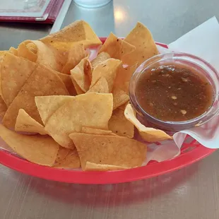 Chips and salsa - good, but not spectacular. 8-23-23