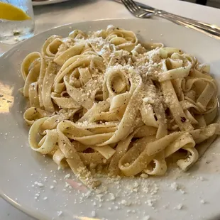 Brown butter fettuccini