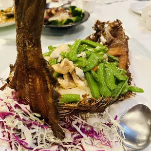Fried whole fish