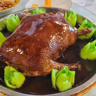 Braised Stuffed Duck