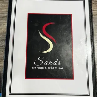 Menu cover