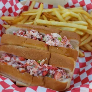 Lobster roll, $25 Not bad