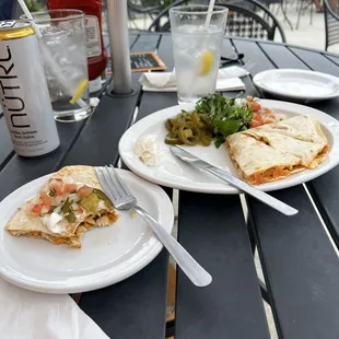 Chicken quesadillas