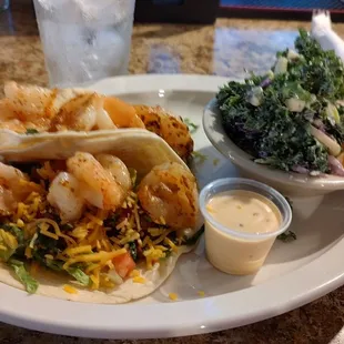 Blackened shrimp tacos
