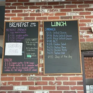Food menu